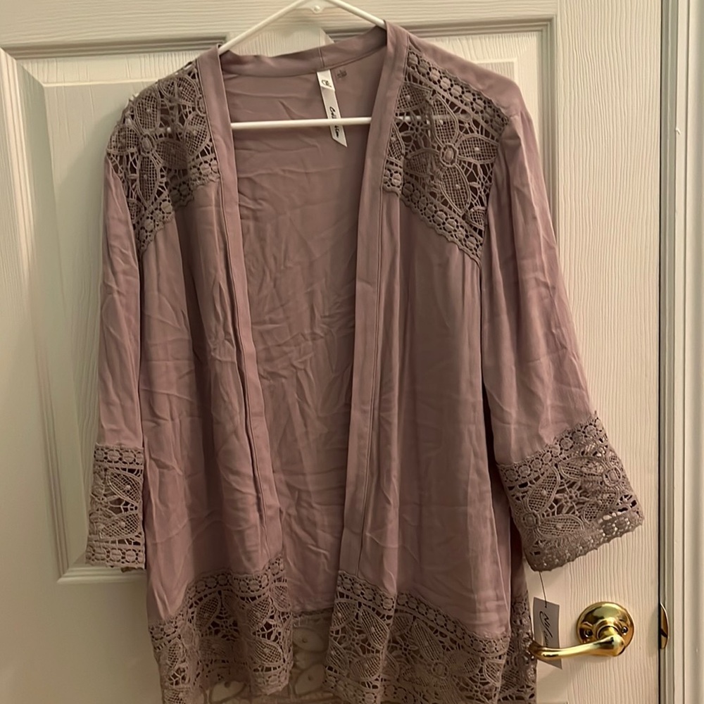 Rayon cardigan